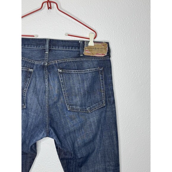 Denim & Supply Ralph Lauren Jeans Mens 41x30 Straight Leg Denim Blue Dark Wash - Picture 11 of 16